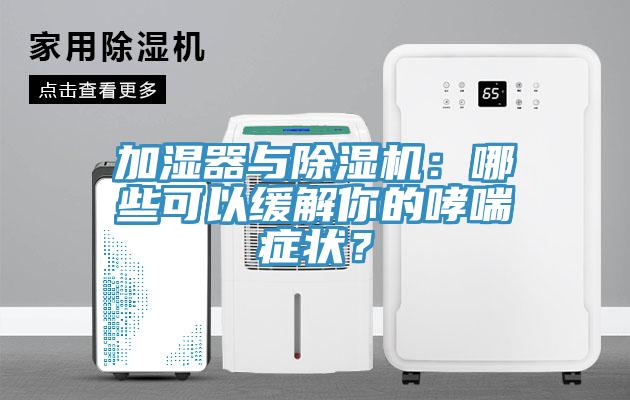 加濕器與除濕機(jī)：哪些可以緩解你的哮喘癥狀？