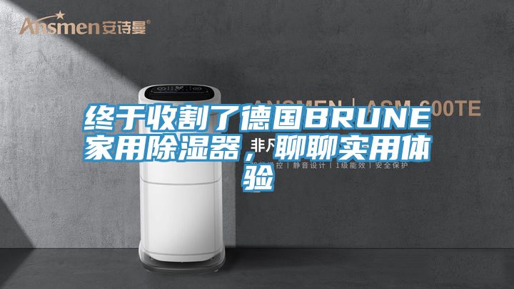 終于收割了德國BRUNE家用除濕器，聊聊實(shí)用體驗(yàn)