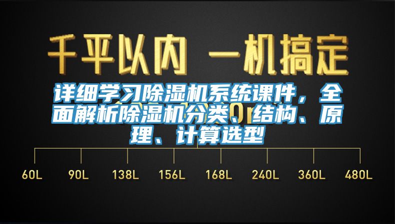 詳細(xì)學(xué)習(xí)除濕機系統(tǒng)課件，全面解析除濕機分類、結(jié)構(gòu)、原理、計算選型