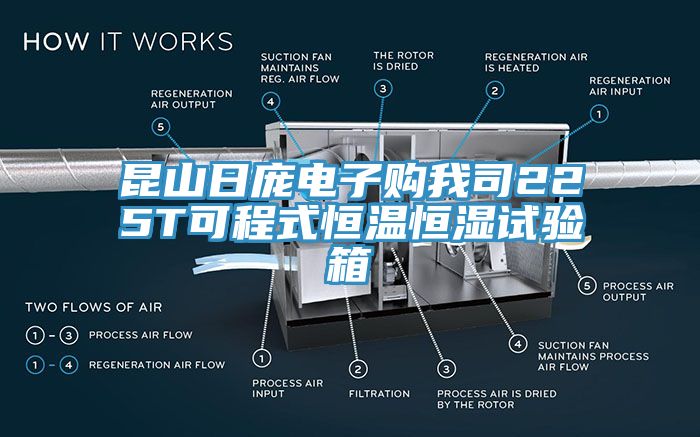 昆山日龐電子購我司225T可程式恒溫恒濕試驗(yàn)箱