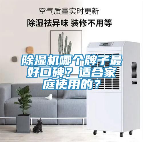 除濕機哪個牌子最好口碑？適合家庭使用的？