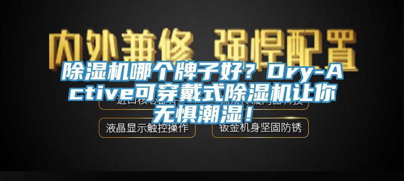 除濕機哪個牌子好？Dry-Active可穿戴式除濕機讓你無懼潮濕！