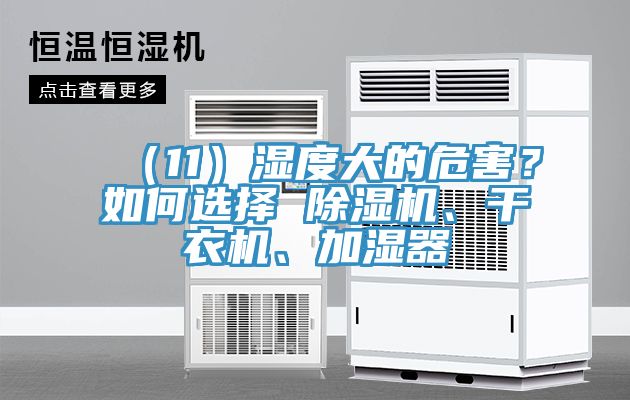 （11）濕度大的危害？如何選擇 除濕機、干衣機、加濕器